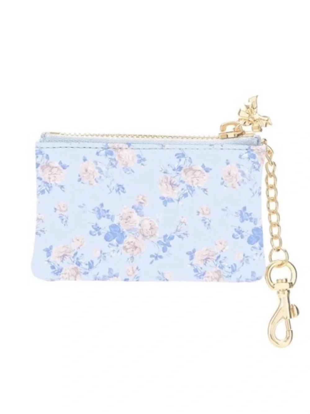 LoveShackFancy x Target - Case-Mate blue Printed PU Zipper Coin Pouch